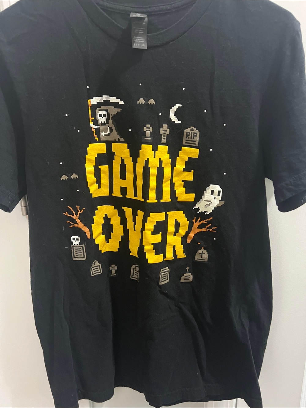 Wicked Clothes Unisex Black Tee "Game Over"